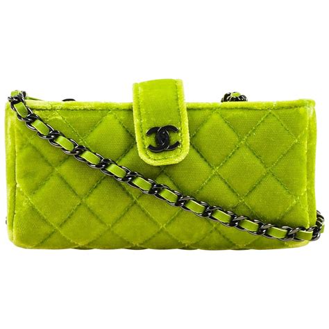 lime green Chanel bag